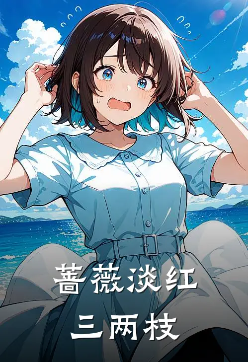 蔷薇淡红三两枝